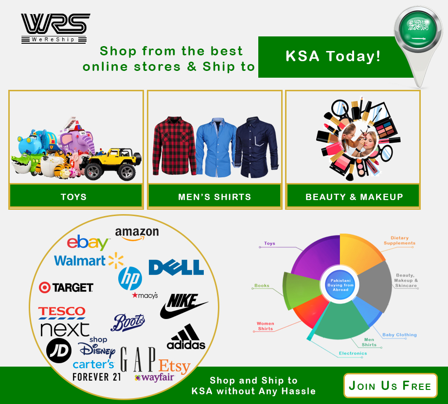 Shop and Ship to Saudi Arabia