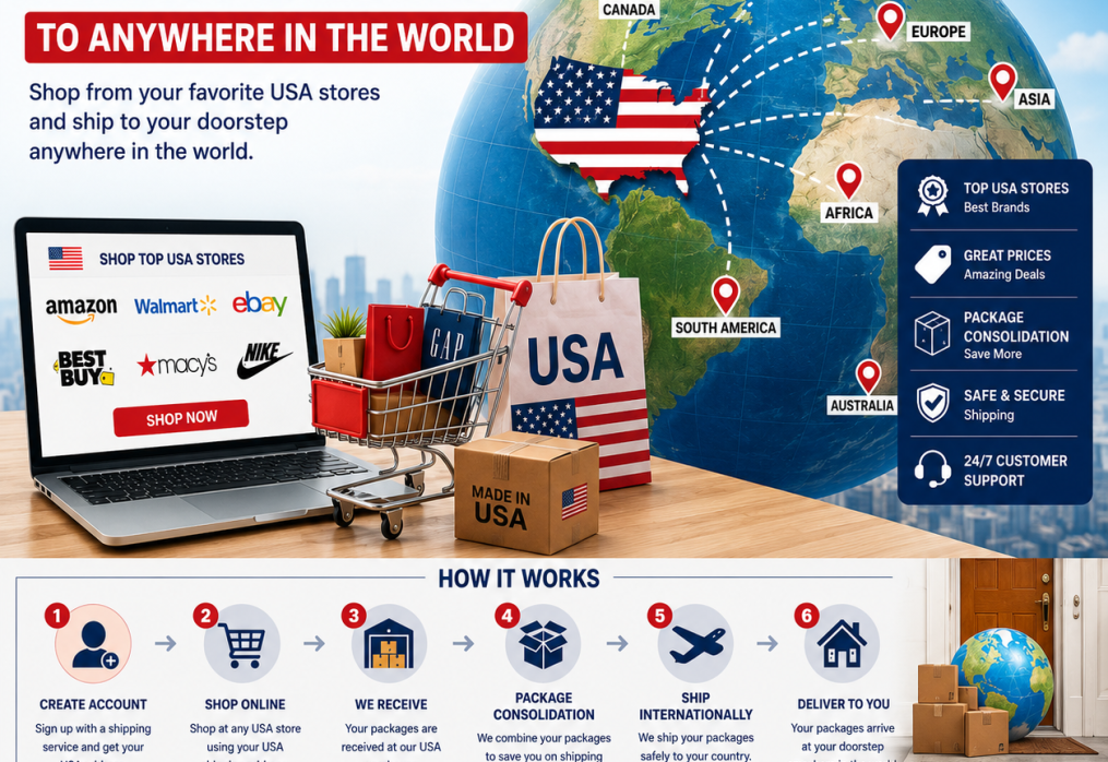 Buy and Ship Internationally from the USA: The Complete Guide to International Shopping